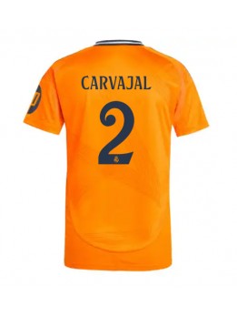 Moški Nogometna dresi replika Real Madrid Daniel Carvajal #2 Gostujoči 2024-25 Kratek rokav